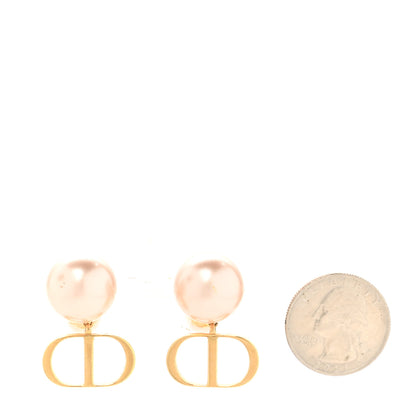 Christian Dior Pearl Mise En Dior CD Tribal Earrings Pink 3 of 8