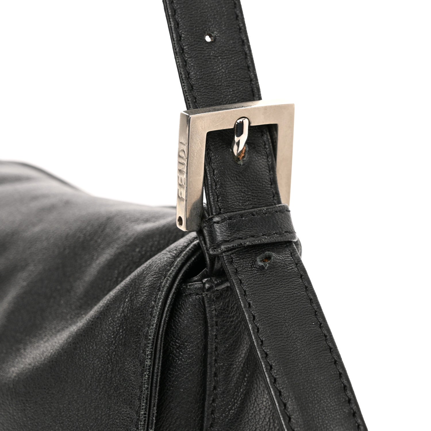 Fendi Lambskin Mama Baguette Black 11 of 12