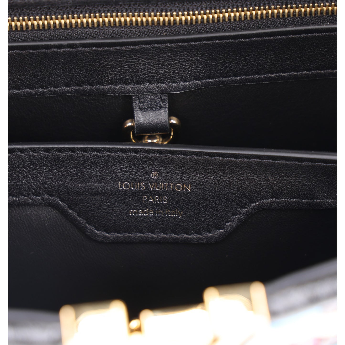 Taurillon Calfskin Guinguette Capucines BB Multicolor