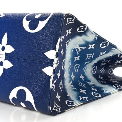 Louis Vuitton Monogram Escale Onthego GM Blue 8 of 8