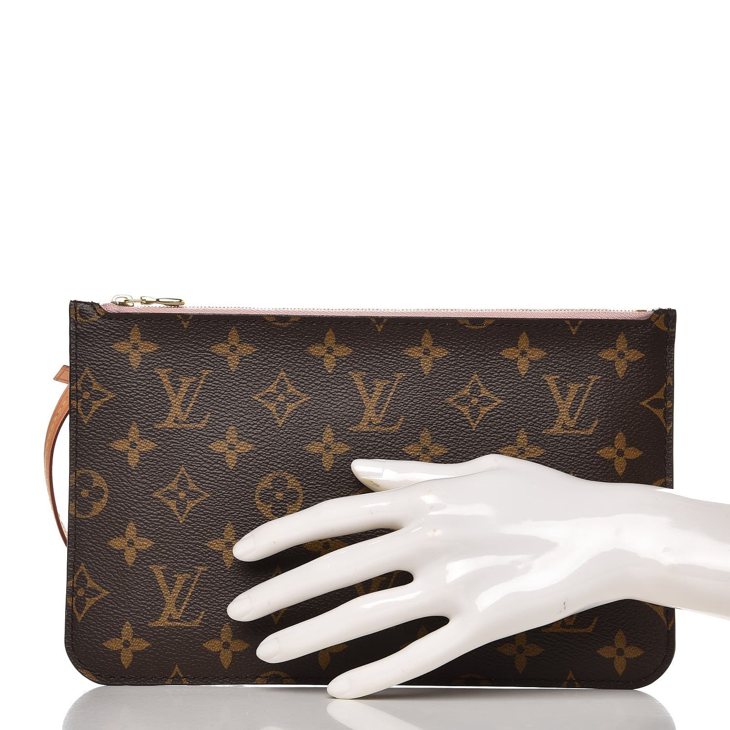 Monogram Neverfull MM GM Pochette Rose Ballerine