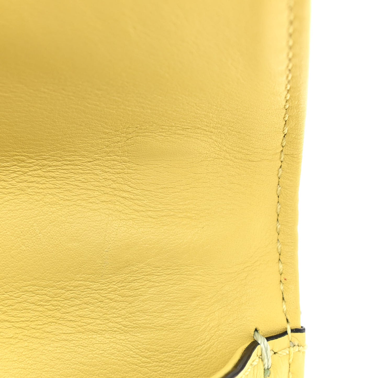 Vitello Watercolor Medium Glam Lock Rockstud Flap Rose Green Yellow Sky
