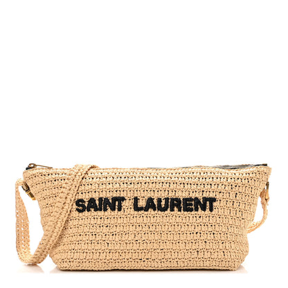 Saint Laurent Raffia Le Crossbody Naturel 1 of 8