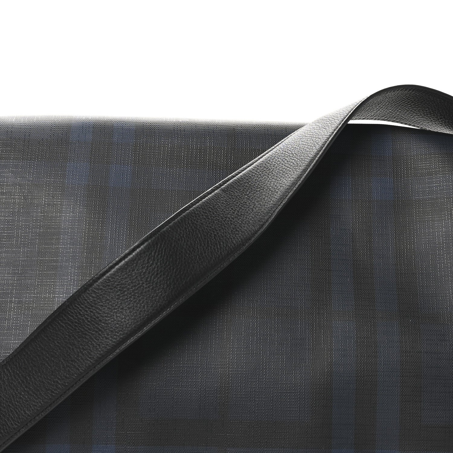 Burberry London Check Large Burleigh Messenger Blue Black 8 of 10