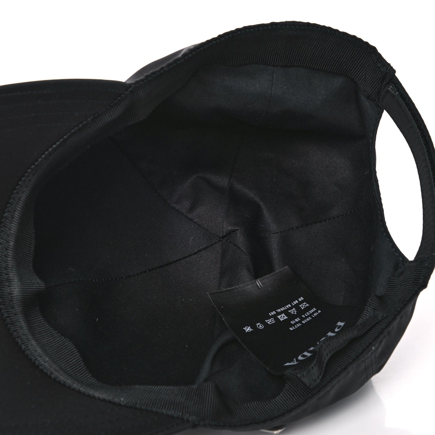 Nylon Mens Baseball Cap S Black