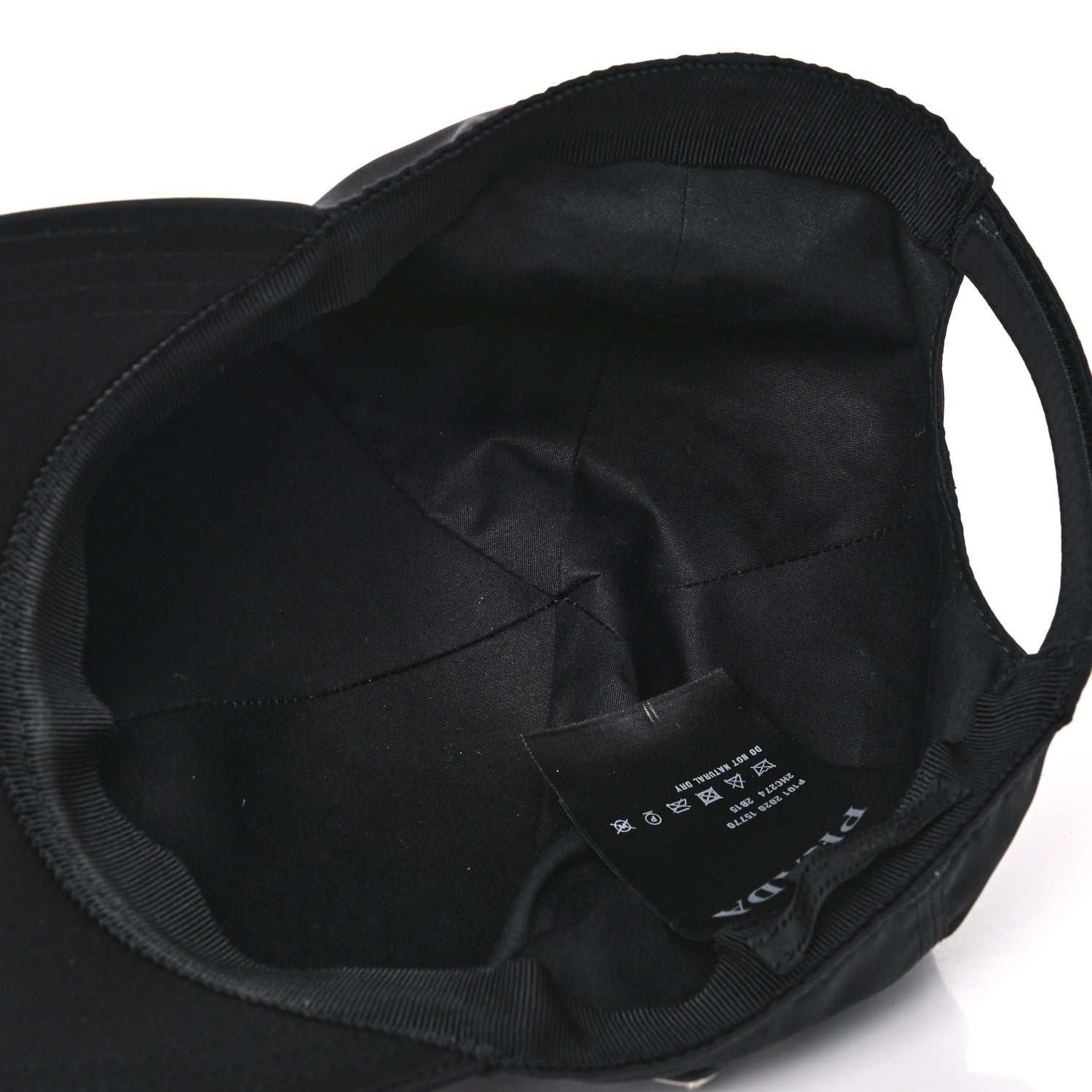 Prada Nylon Mens Baseball Cap S Black 4 of 4