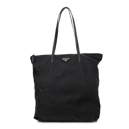 Prada Tessuto Nylon Twin Shopper Tote Set of 2 Black Giallo 10 of 16