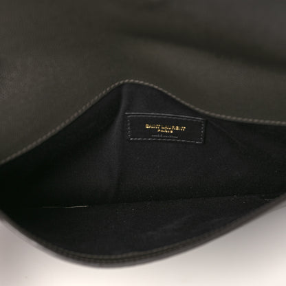 Saint Laurent Grain De Poudre Uptown Pouch Pebble 5 of 9