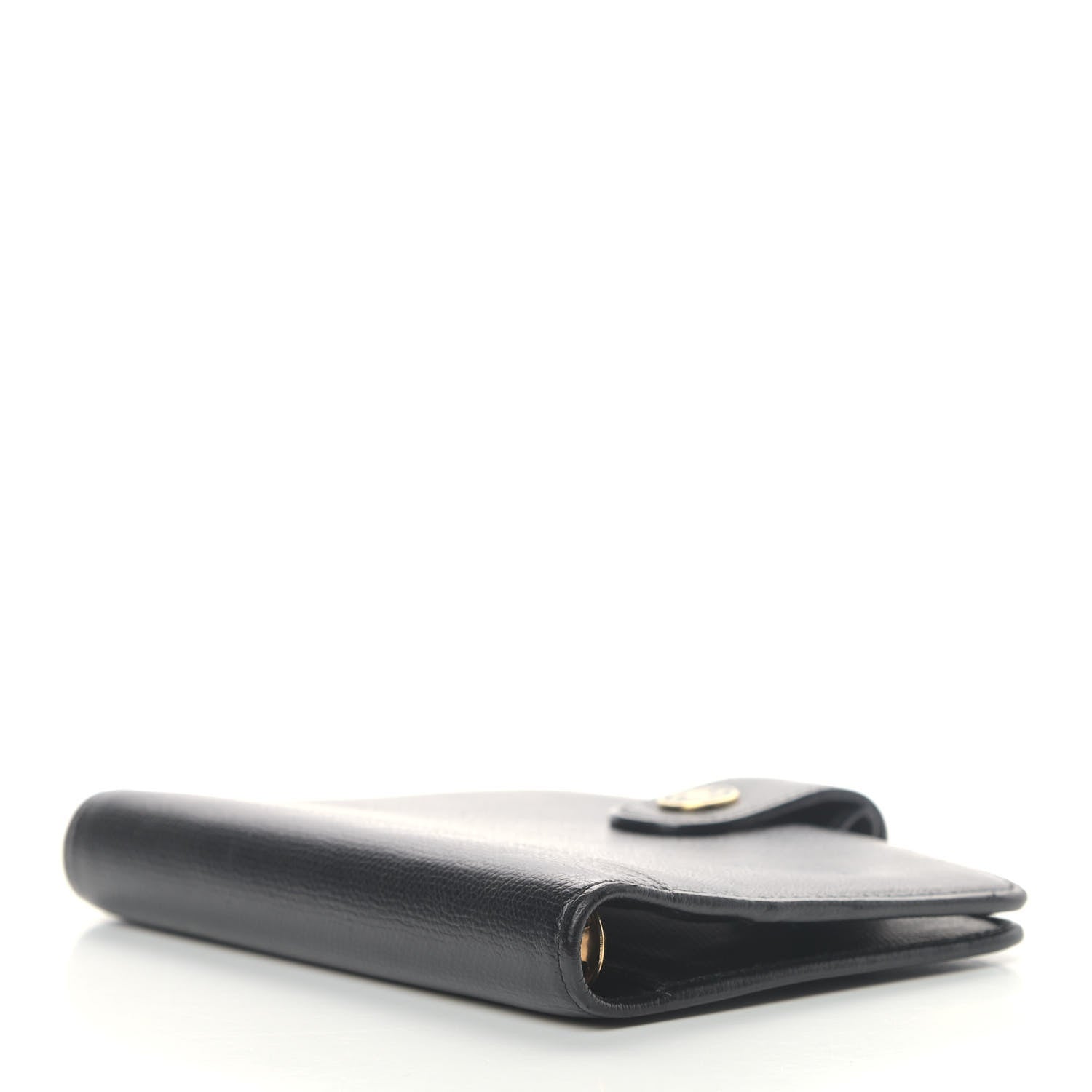Chanel Grained Calfskin CC Button Pocket Agenda Cover Black 3 of 6