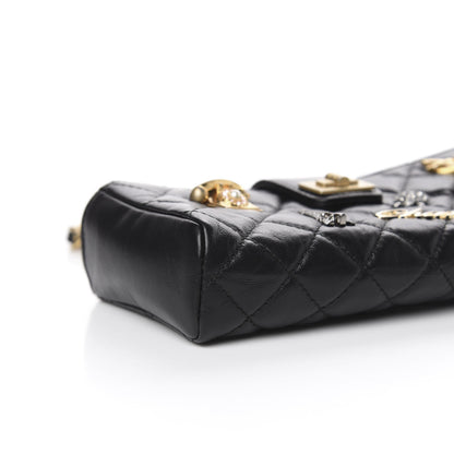 Chanel Aged Calfskin Lucky Charms 2.55 Reissue Mini Clutch With Chain Black 10 of 13