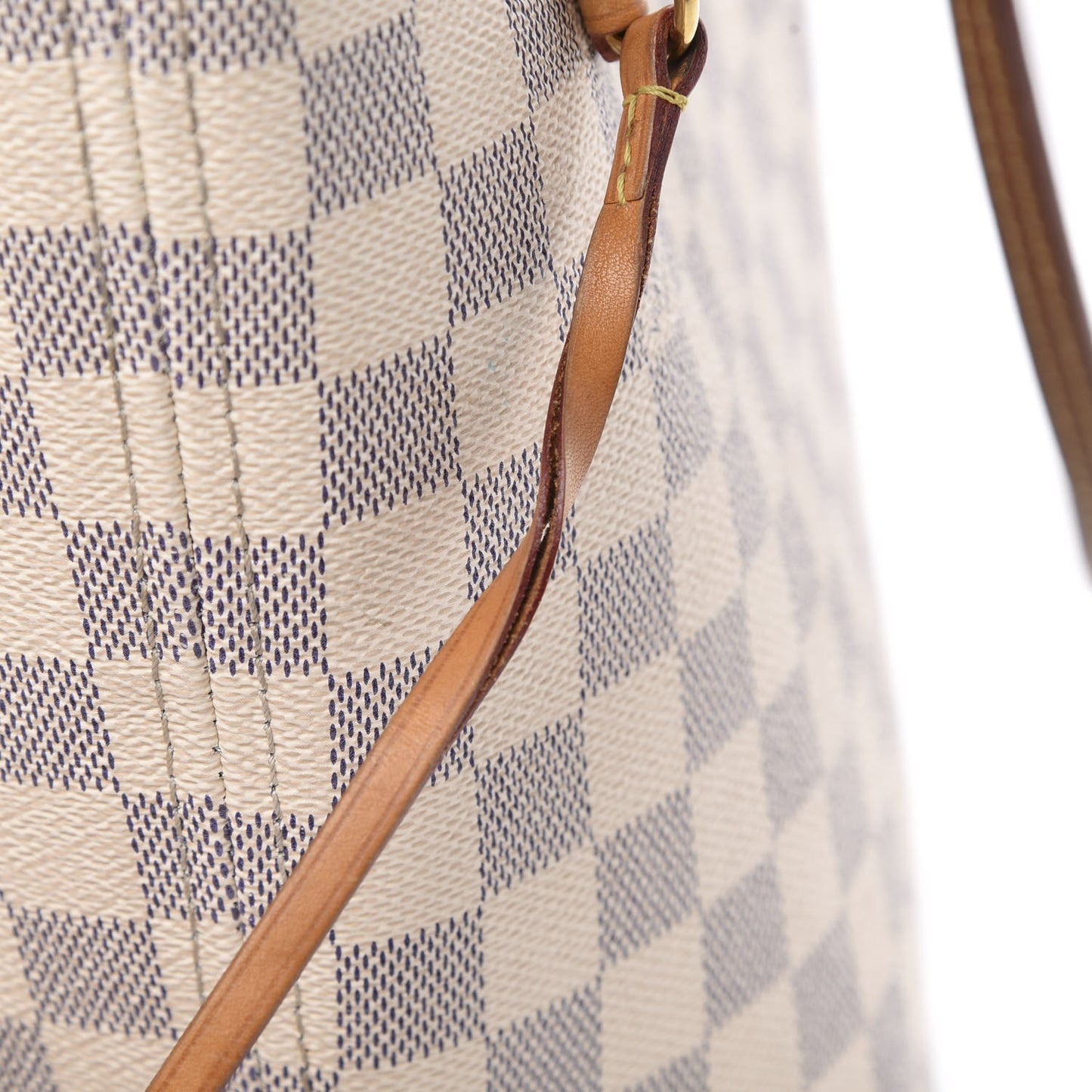 Damier Azur Neo Neverfull MM Rose Ballerine