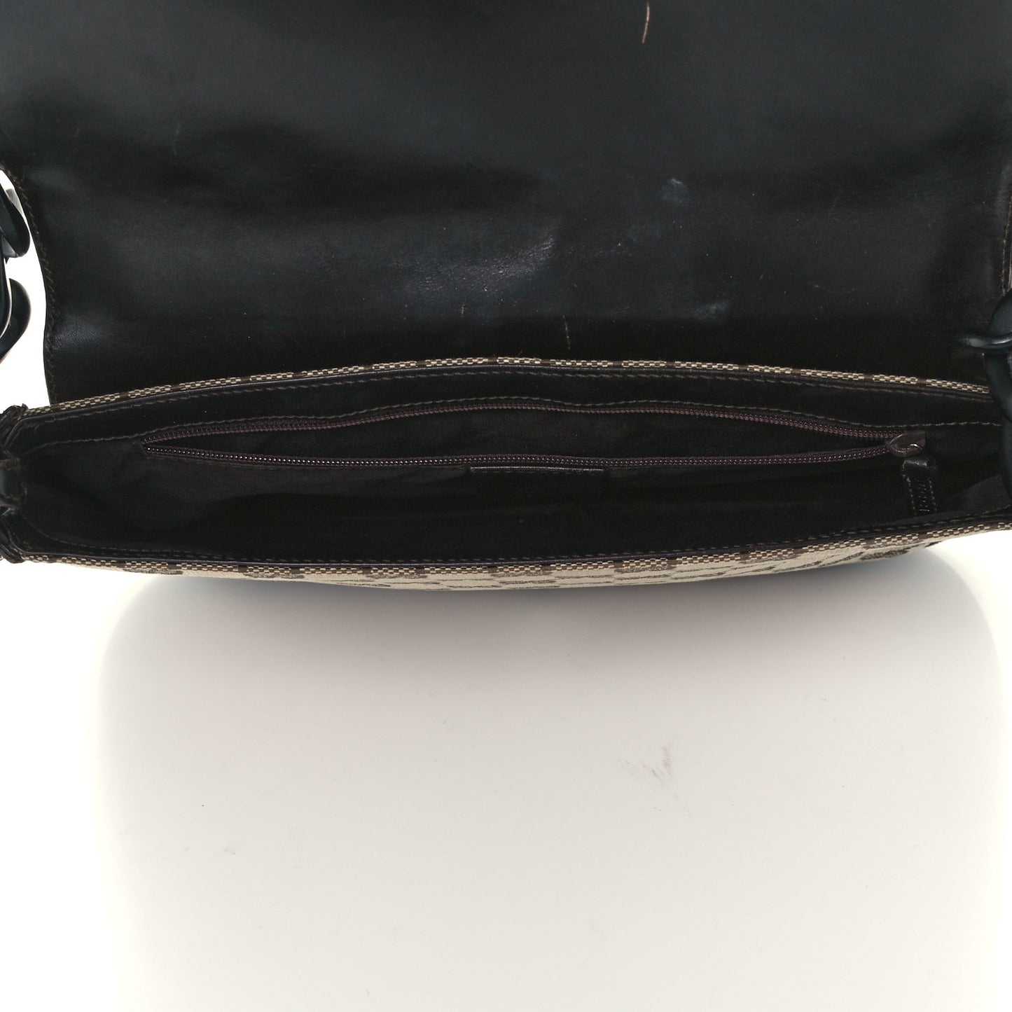 Monogram Wooden Chain Flap Brown