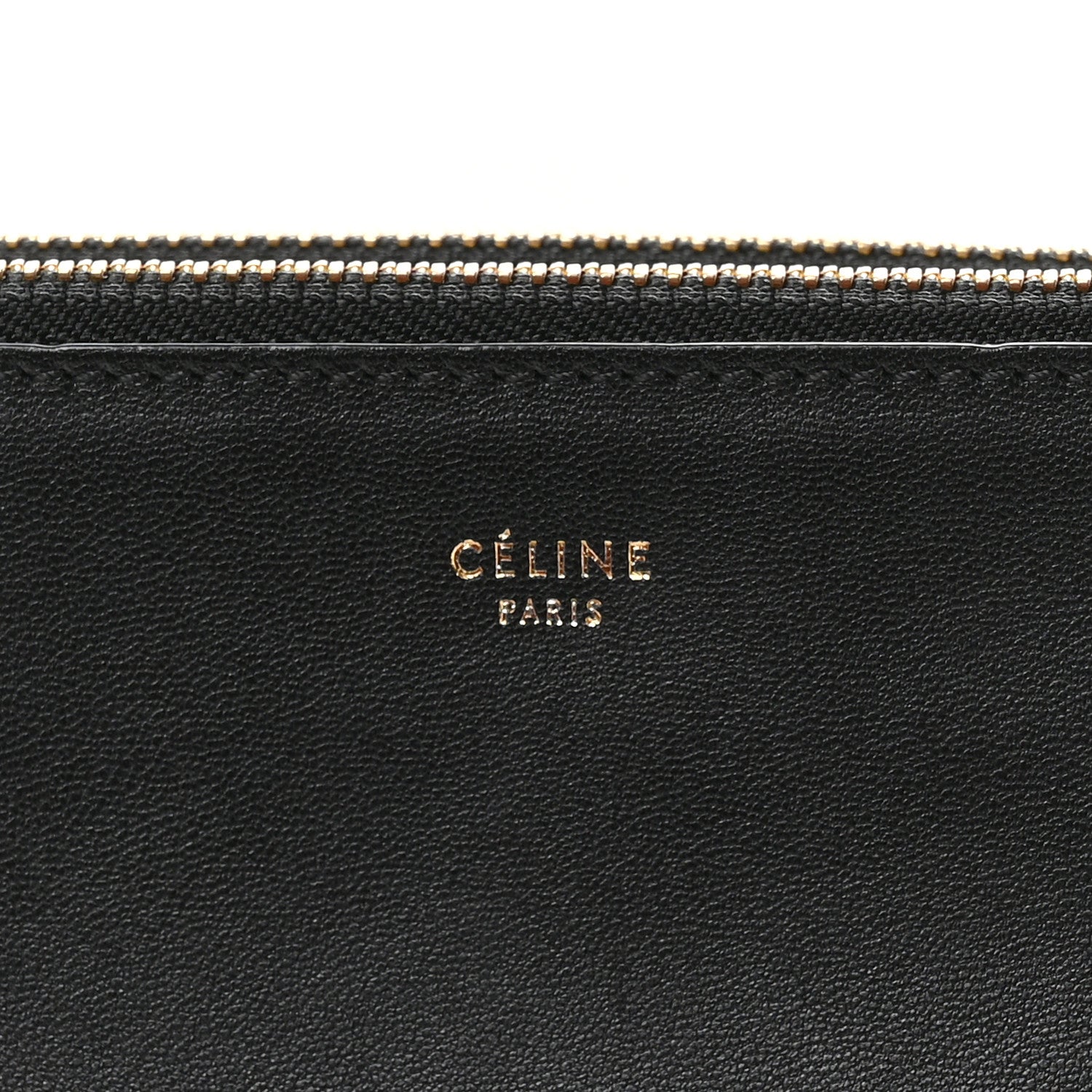 Celine Lambskin Large Trio Crossbody Bag Black 7 of 9