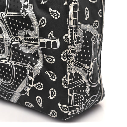 Hermes Silk Eperon d'Or Bandana Travelsilk PM Cube Bleu Nuit Fauve 10 of 11