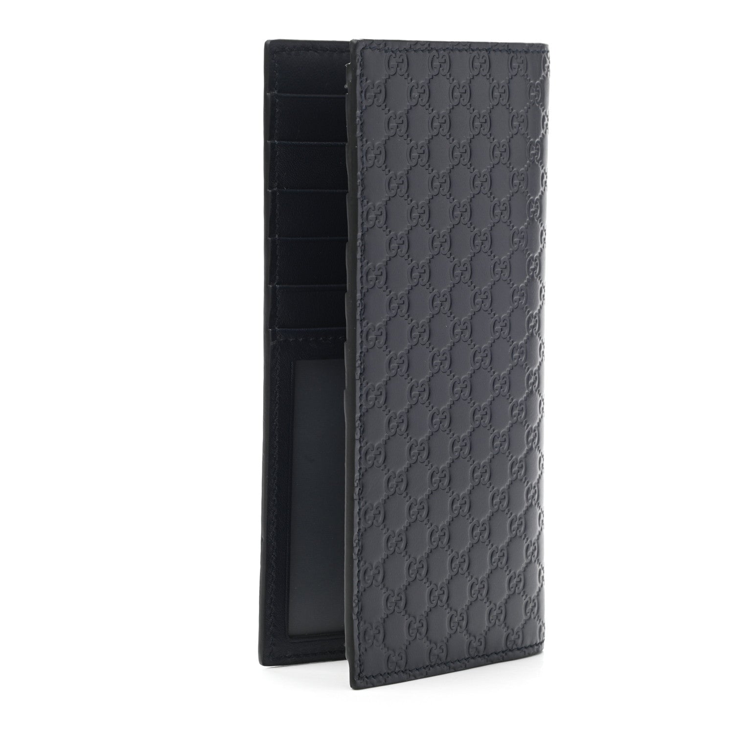 Gucci Microguccissima Bi-Fold Organizer Wallet Blue 3 of 7