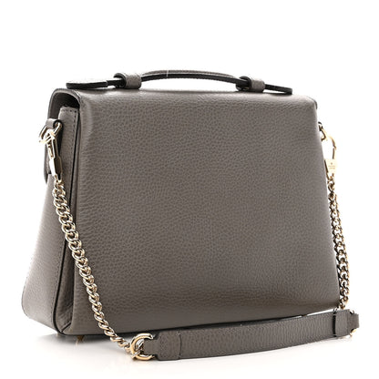 Gucci Dollar Calfskin Interlocking G Top Handle Shoulder Bag Loess 3 of 9