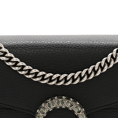 Gucci Pebbled Calfskin Small Dionysus Shoulder Bag Black 8 of 11