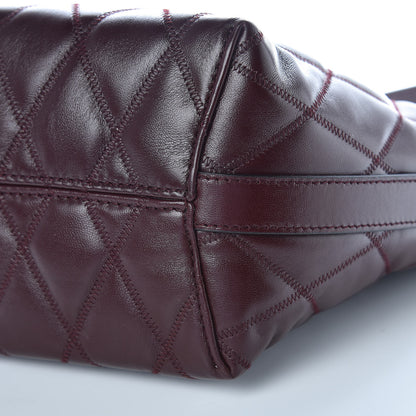 Givenchy Lambskin Quilted Mini GV Bucket Bag Aubergine 10 of 10