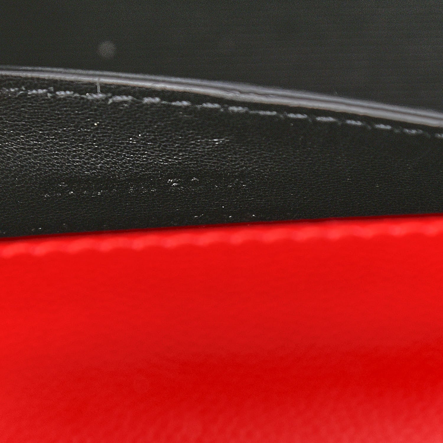 Saint Laurent Calfskin Classic Monogram Cassandre Clutch Rouge Orient 7 of 12