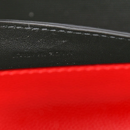 Saint Laurent Calfskin Classic Monogram Cassandre Clutch Rouge Orient 7 of 12