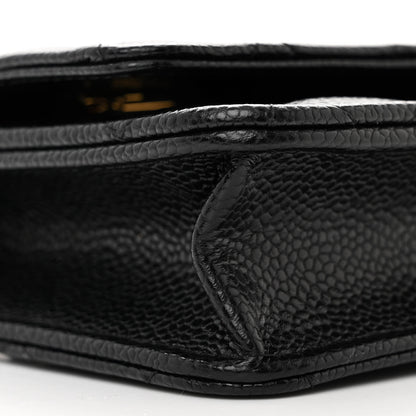 Chanel Caviar Quilted Wallet on Chain WOC Black 10 of 12
