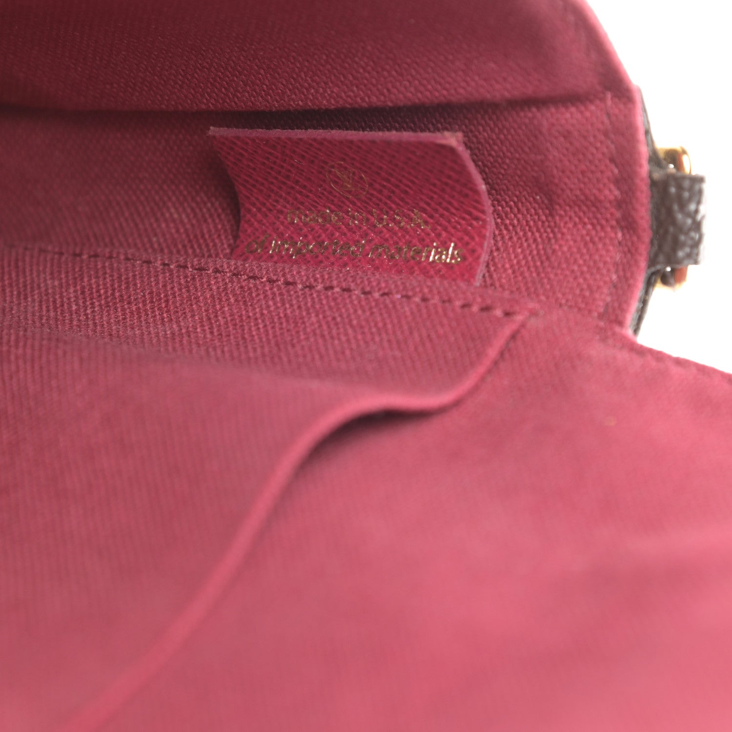 Louis Vuitton Monogram Pochette Felicie Chain Wallet Fuchsia 12 of 15