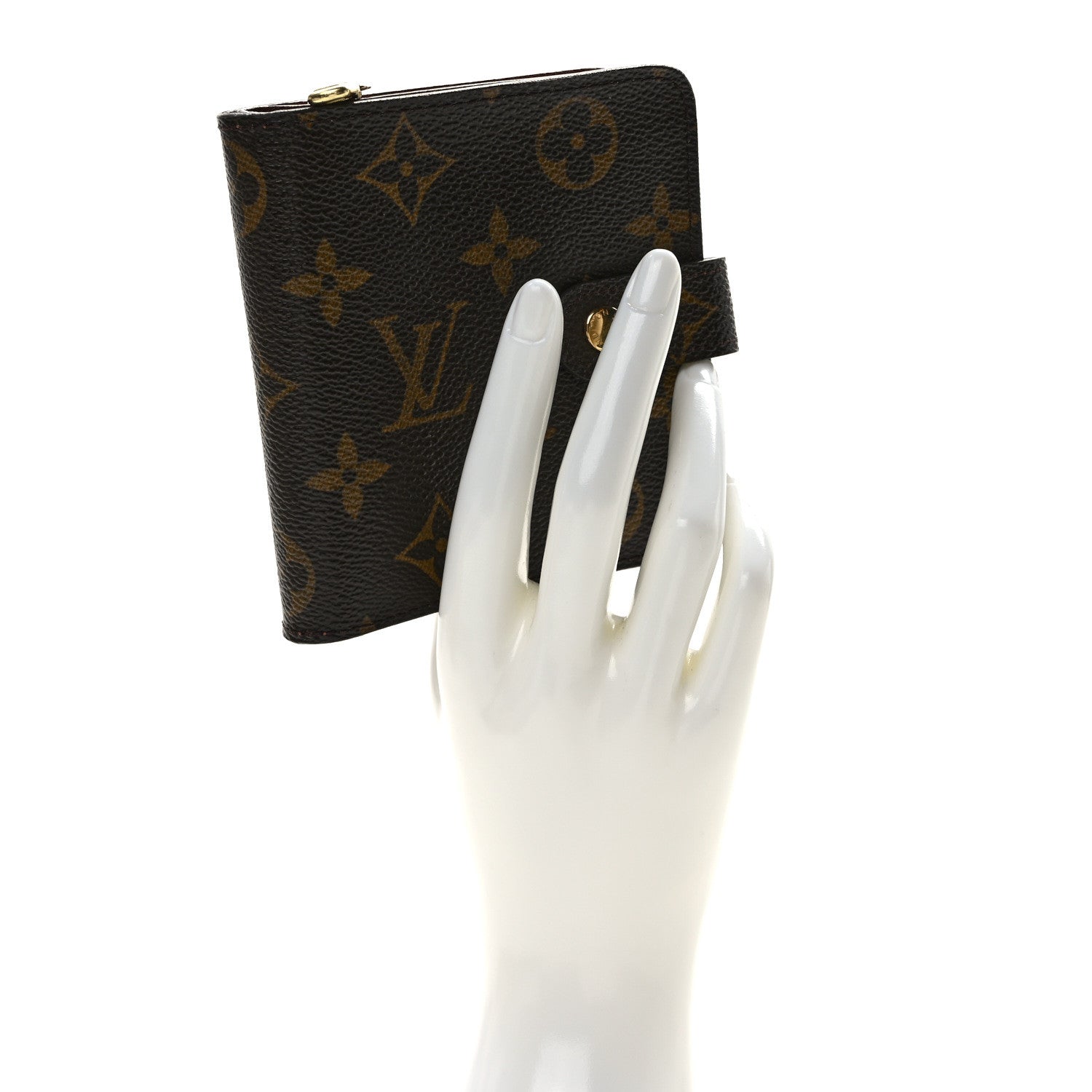 Louis Vuitton Monogram Compact Zippe Zipped Wallet 2 of 6