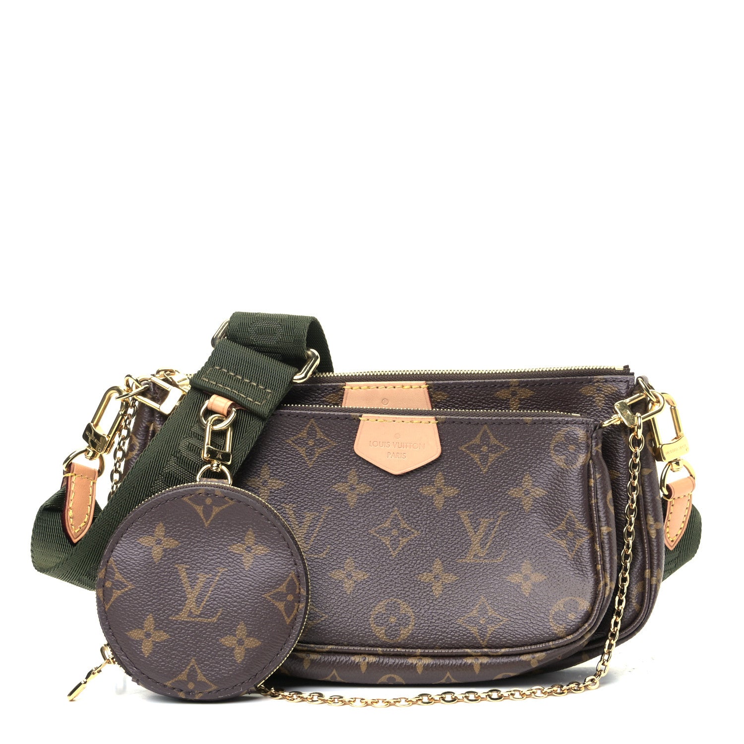 Louis Vuitton Monogram Multi Pochette Accessories Kaki 1 of 5