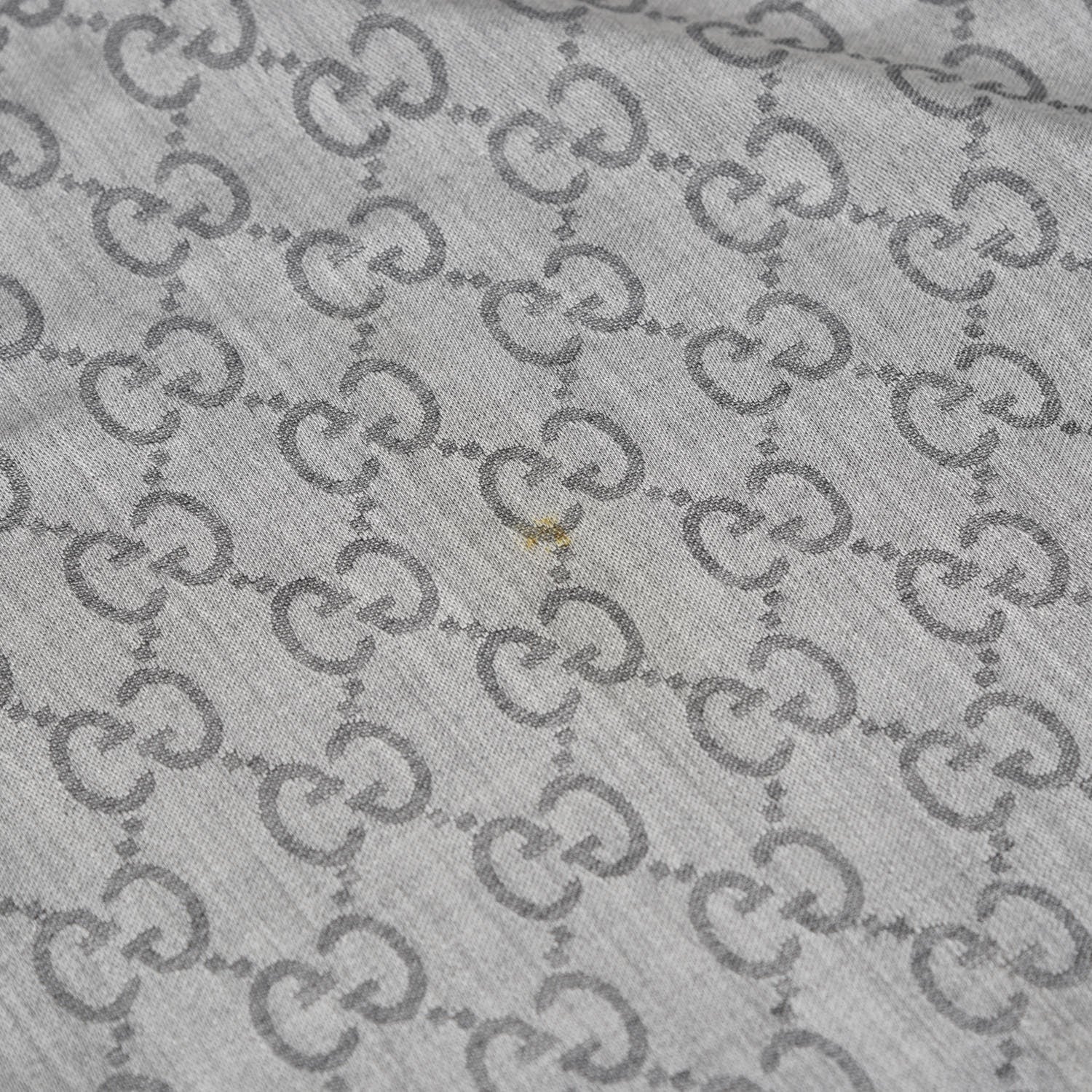 Gucci Wool Silk GG Monogram GGNat Scarf Lead 4 of 5