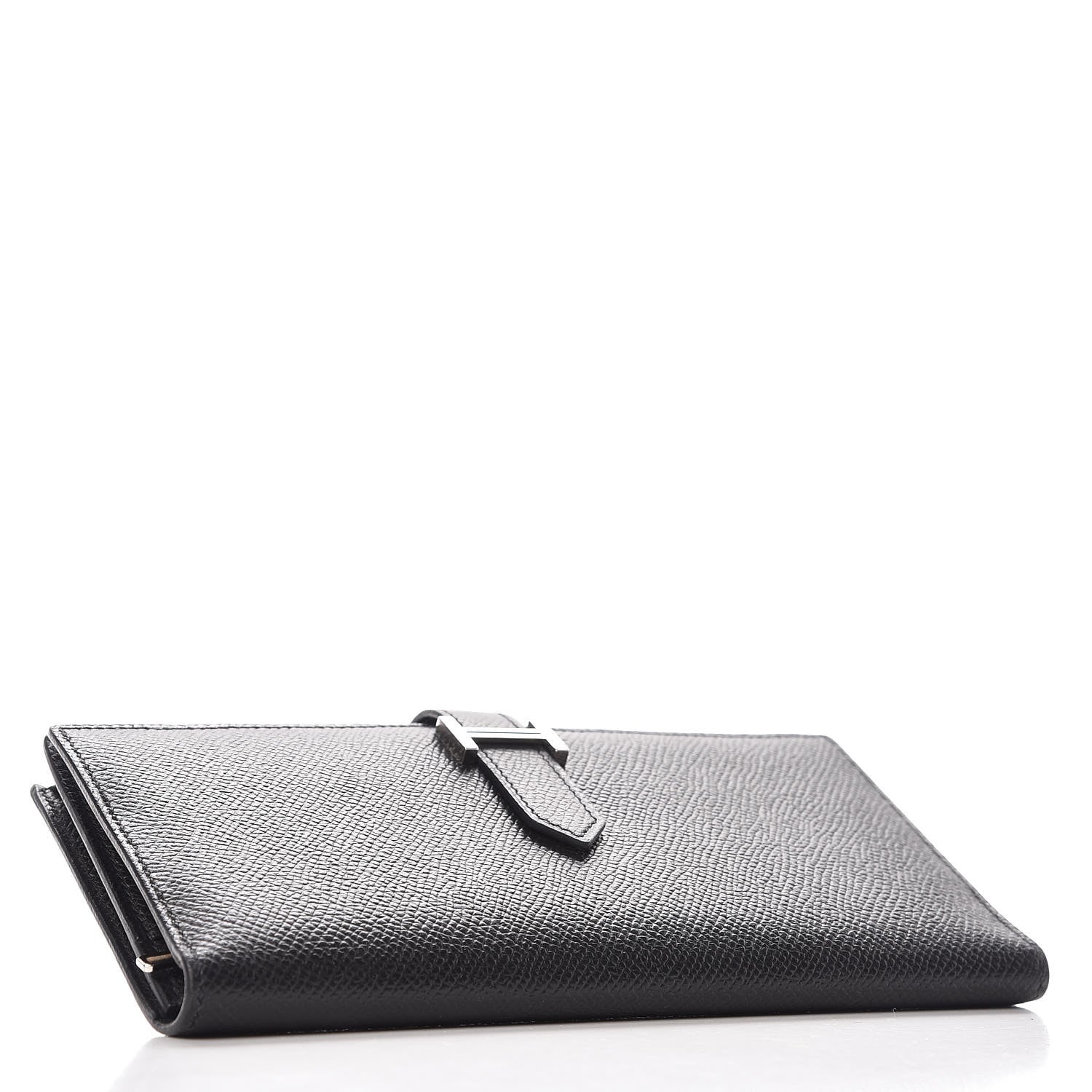 Hermes Epsom Bearn Gusset Wallet Black 3 of 9