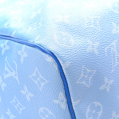 Louis Vuitton Monogram Clouds Keepall Bandouliere 50 Blue 10 of 11