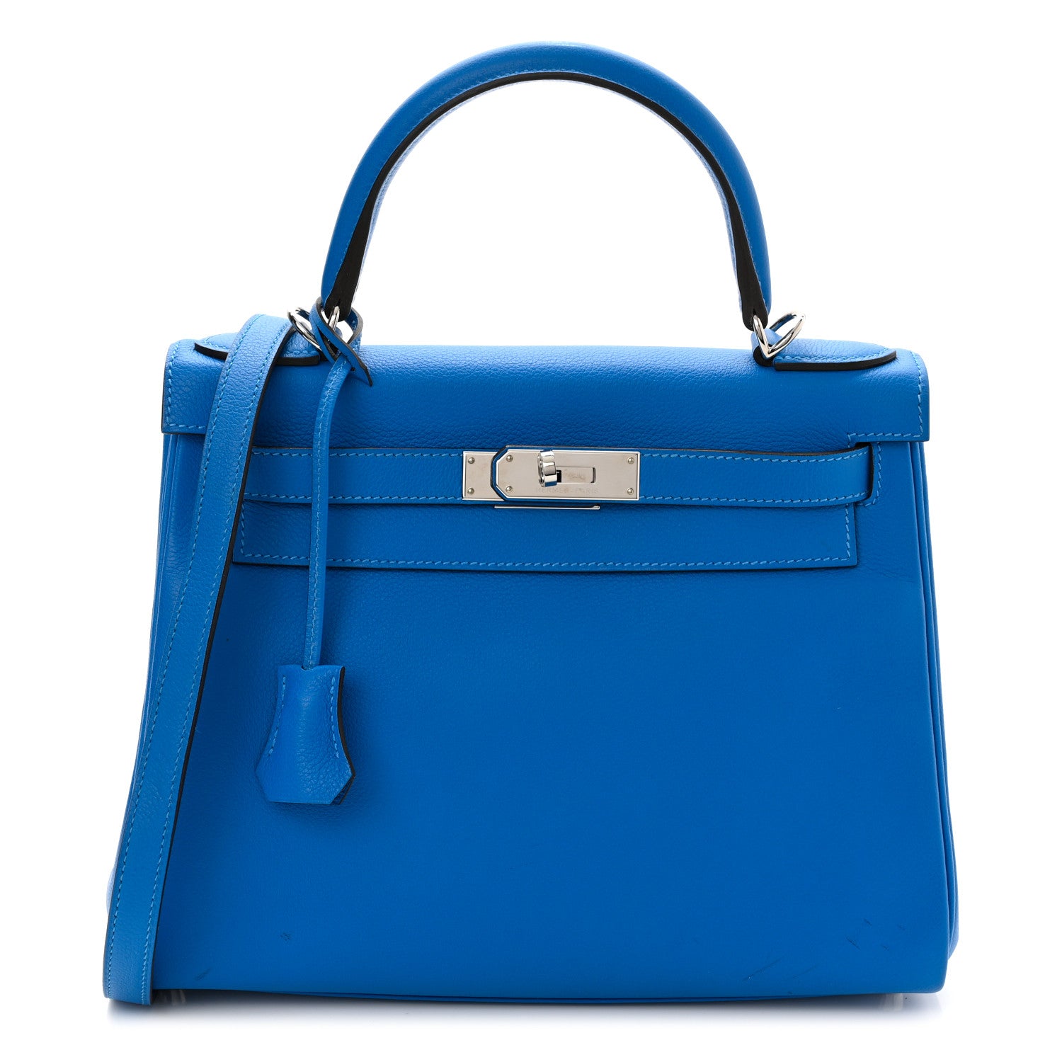 Hermes Evercolor Kelly Retourne 28 Bleu Hydra 1 of 13