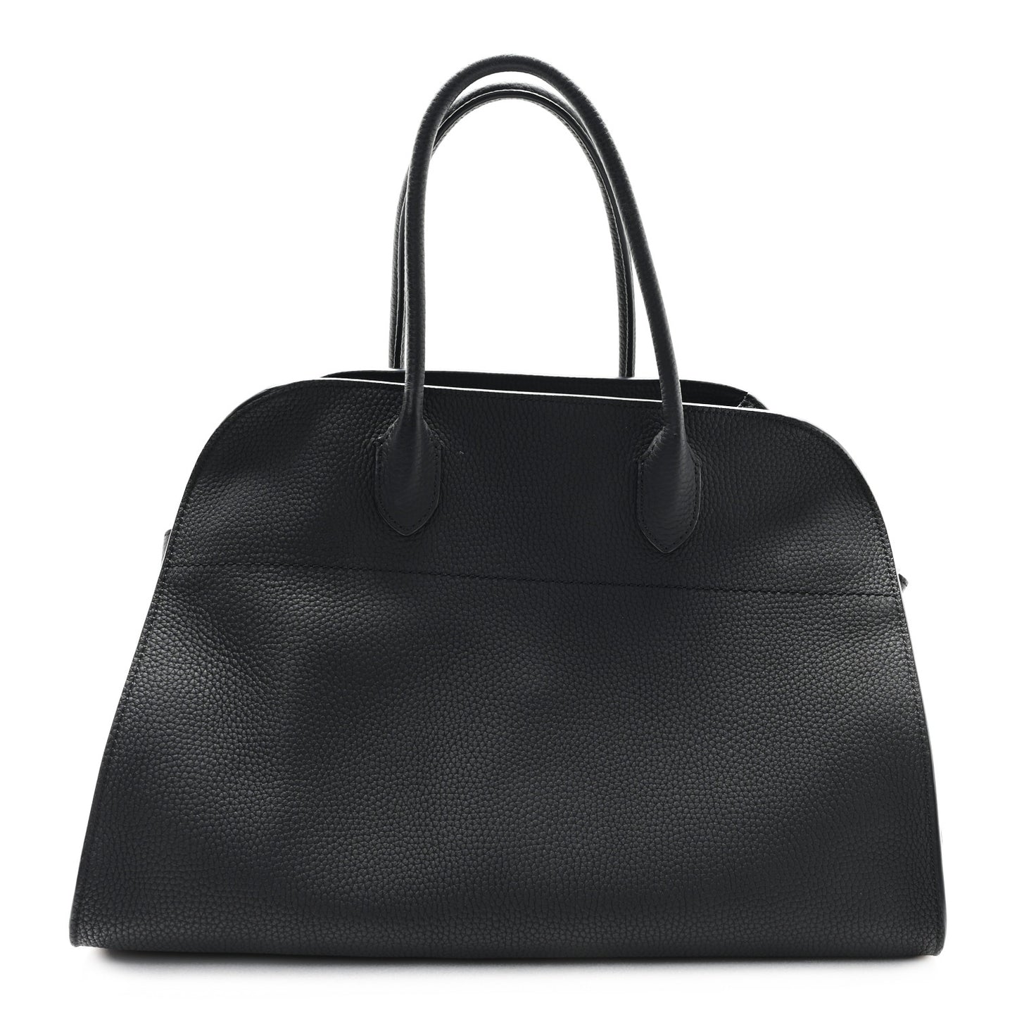 Matte Grained Calfskin Soft Margaux 15 Black