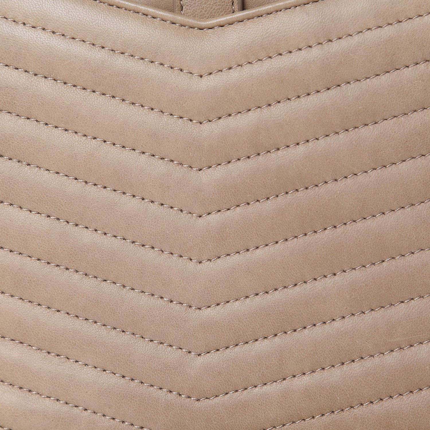 Saint Laurent Lambskin Matelasse Chevron Monogram Medium Sulpice Bag Beige 11 of 15