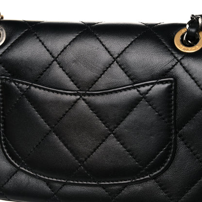 Chanel Lambskin Quilted Mini Coco Clips Single Flap Black 11 of 12