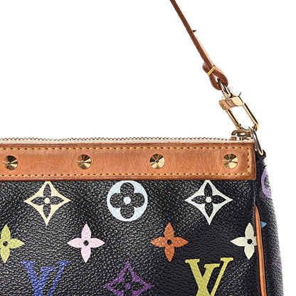 Louis Vuitton Monogram Multicolor Pochette Accessories Black 11 of 13