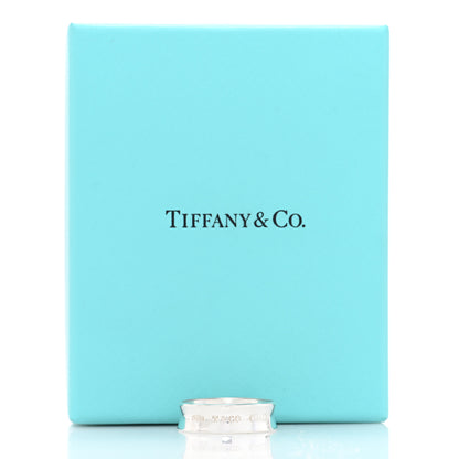 Tiffany Sterling Silver 1837 Band Ring 63 10.5 5 of 5