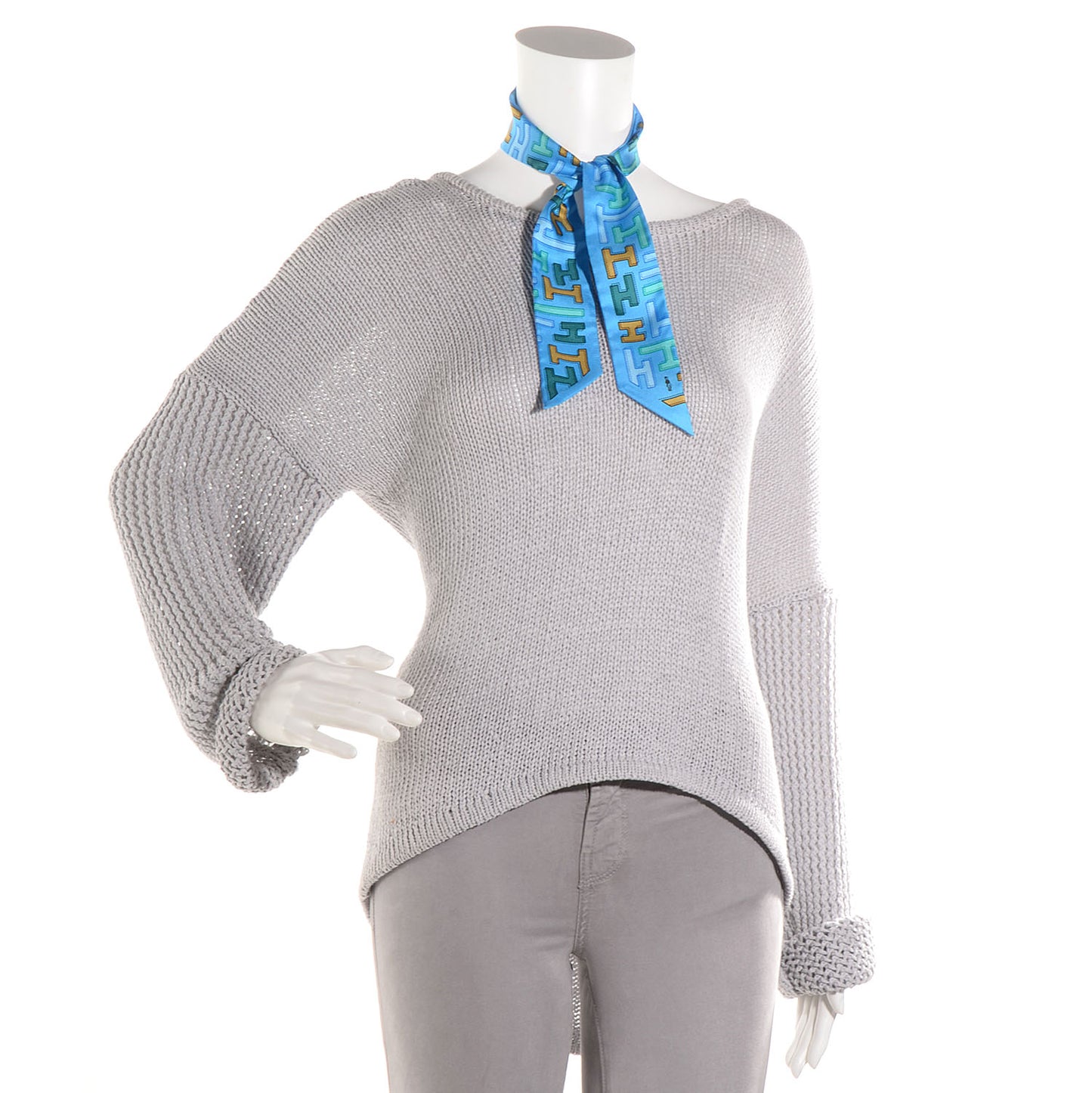 Silk Dedale Twilly Bleu Azur Vert Vieil Or