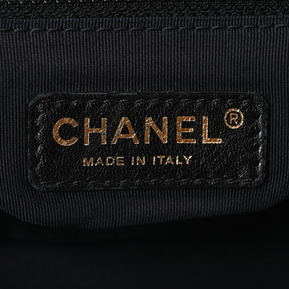 Chanel Calfskin Quilted Small Chain Me Tote Black 6 of 10