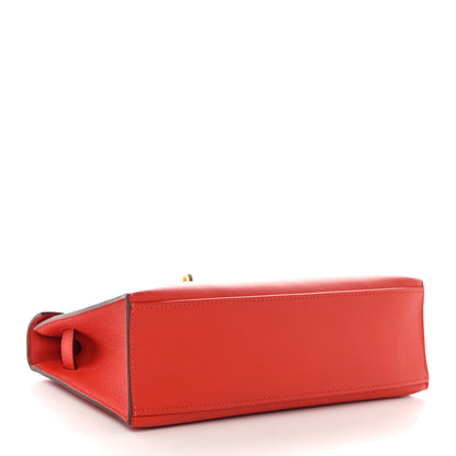 Hermes Swift Kelly Pochette Clutch Capucine 4 of 9