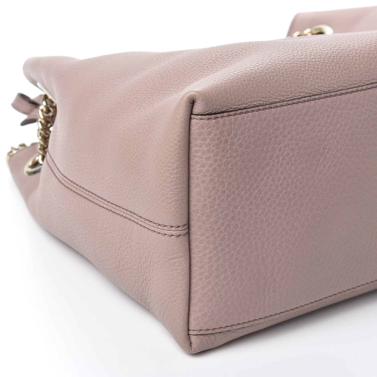 Cellarius Calfskin Medium Soho Chain Shoulder Bag Dark Cipria