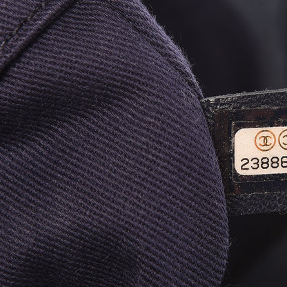 Chanel Canvas Sequin Large Deauville Tote Navy 8 of 9