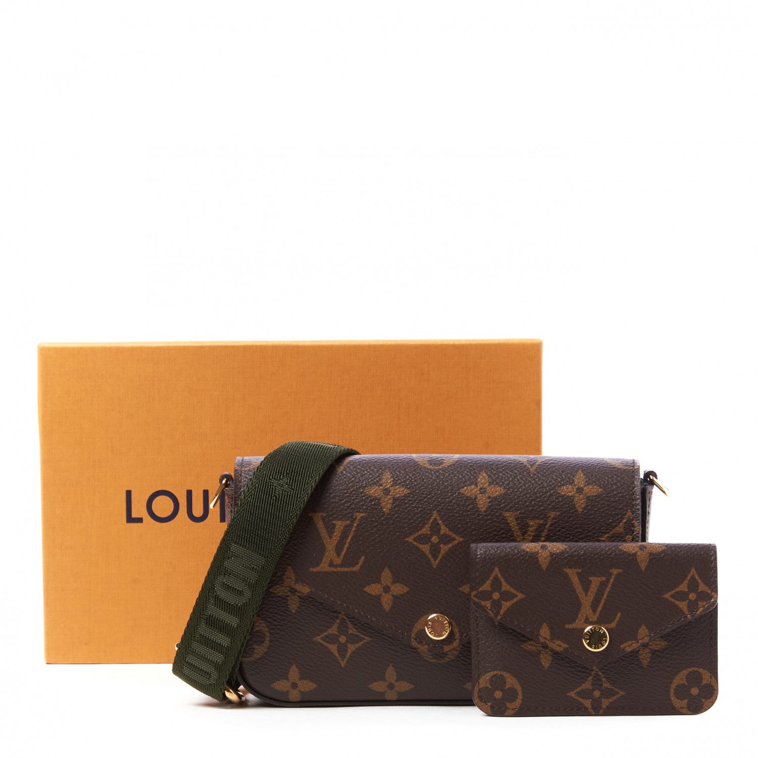 Louis Vuitton Monogram Felicie Strap & Go Kaki 9 of 9