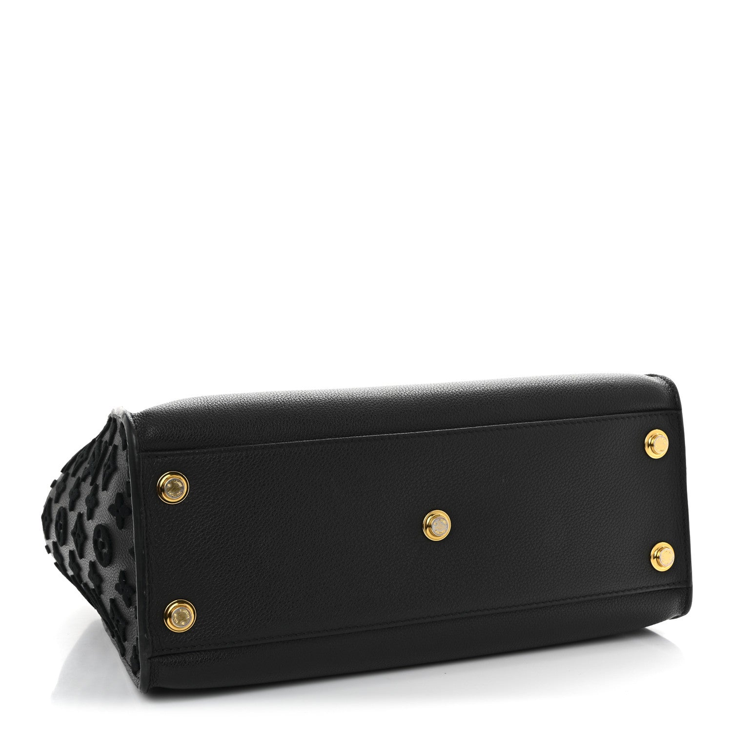 Louis Vuitton Calfskin Monogram Tufting On My Side Black 4 of 10
