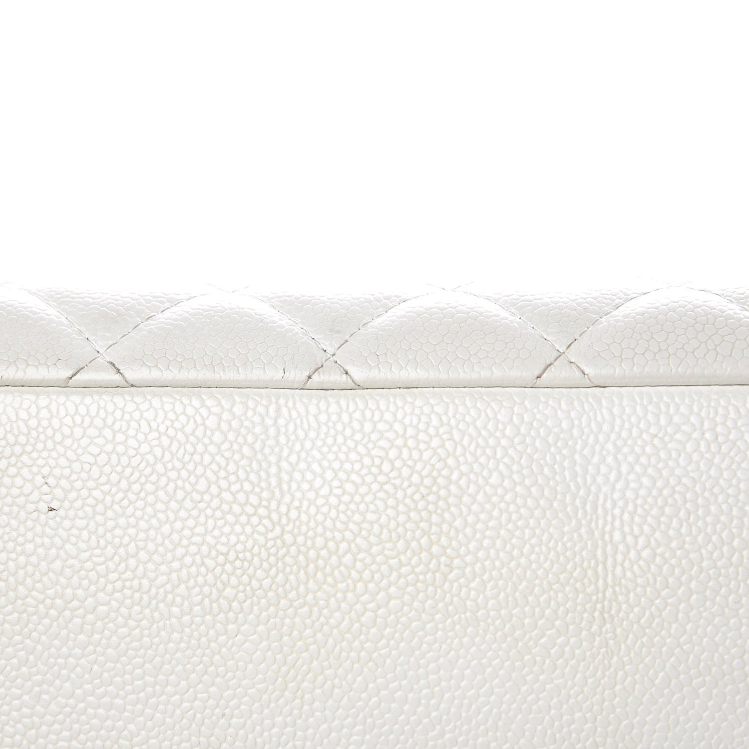 Chanel Caviar Quilted Grand Shopping Tote GST White 10 of 27