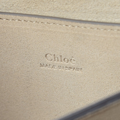 Chloe Suede Calfskin Small Faye Shoulder Bag Motty Grey 5 of 17