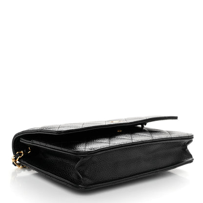 Chanel Caviar Quilted Wallet on Chain WOC Black 4 of 11