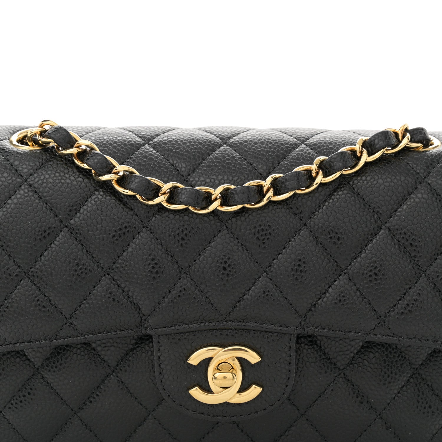 Chanel Caviar Quilted Small Double Flap Black 8 of 11