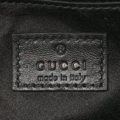 Gucci Nappa Vertical Matelasse Medium Maxi Horsebit Chain Shoulder Bag Black 6 of 12