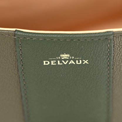 Delvaux Grained Rodeo Calfskin Mini Brillant Camaieux Satchel Kaki 4 of 10